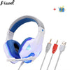 Image of Gaming Headset And 3.5mm Computer Headset Headphone with Microphone LED Light Stereo Earphone Game Headsets For PC Dota 2