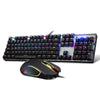 Image of RGB Mechanical Wired Gaming Keyboard Optical Mouse Combo with LED Backlight for PC Laptop HSJ-19