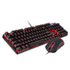 Image of RGB Mechanical Wired Gaming Keyboard Optical Mouse Combo with LED Backlight for PC Laptop HSJ-19