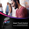 Image of TWS wireless Bluetooth headset Bluetooth 5.0 stereo noise reduction gaming headset, IPX7 waterproof smart fingerprint touch