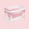 Image of Newborn Baby Folding Bathtub Can Sit and Lie In The Baby Bath