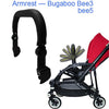 Image of Baby Stroller Accessories Armrest Bumper Hight Class Leather handrail