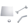 Image of best selling 2019 products 12'' Rainfall Shower Head With 11'' Adjustable Extension Arm Fixed Showerheads home