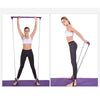 Image of Pilates Bar Lightweight Resistance Band And Toning Bar Home Gym Trainer Portable Pilates Total Body Workout Yoga Fitness Stretch