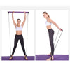 Image of Pilates Bar Lightweight Resistance Band And Toning Bar Home Gym Trainer Portable Pilates Total Body Workout Yoga Fitness Stretch