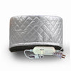 Image of Electric heating cap evaporation cap hair care inverted film home baked oil hat hair coloring cap pinky