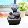 Image of Decorative Indoor Water Fountains Resin Crafts Gifts Feng Shui Wheel Desktop Water Fountain for Home Office