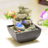 Image of Decorative Indoor Water Fountains Resin Crafts Gifts Feng Shui Wheel Desktop Water Fountain for Home Office