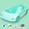 Image of New Baby Items Lying Shower Car Shape Infant Baby Children Bath tub