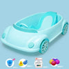 Image of New Baby Items Lying Shower Car Shape Infant Baby Children Bath tub