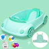 Image of New Baby Items Lying Shower Car Shape Infant Baby Children Bath tub
