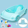 Image of New Baby Items Lying Shower Car Shape Infant Baby Children Bath tub