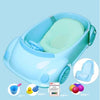 Image of New Baby Items Lying Shower Car Shape Infant Baby Children Bath tub