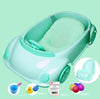 Image of New Baby Items Lying Shower Car Shape Infant Baby Children Bath tub