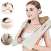 Image of Electric Neck Shiatsu Roller Massager for Back Pain Infrared Heating Massage
