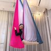 Image of Multicolour 5 meters Aerial Anti-gravity Yoga Hammock Swing Flying Yoga Bed Bodybuilding Gym