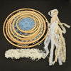 Image of DIY Large Doily Lace Dream Catcher Crafts Set Lace Dream Catcher Set Background Wall