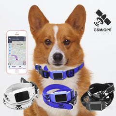 Smart GPS Tracker Dogs Collar Waterproof Locator GSM WiFi LBS Real-time APP Pets Tracking Alarm Device Anti-Lost Geofence