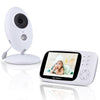 Image of Podofo Wireless 3.5'' Baby Monitor Digital Video Audio Music Portable Infant Camera Nanny Monitor Temperature