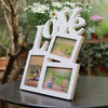 Image of Baby Hand&Foot Print Hands And Feet Mold Maker Solid Wooden Photo Frame With Cover Fingerprint Mud Set