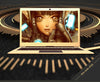 Image of Celeron N3450 13.3 Inch Laptop Office Notebook Computador Quad Core 1920*1080P Gaming Laptop 4GB RAM+64GB eMMC+128GB SSD