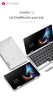 Image of One Netbook OneMix 1S Notebook 7 inch Yoga Pocket Laptop Intel Core 3965Y 8GB 128GB Silver Windows10 gaming laptop Free Gift Bag
