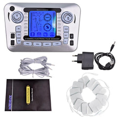 Electric EMS Tens Acupuncture Body Massager Digital Therapy Machine 10 Pads