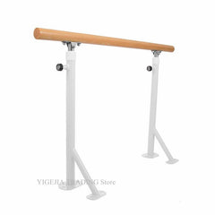 Floor Fixed Dance Bar, Leg Pressing Ballet Barre with 80cm-120cm Height Adjustable