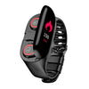 Image of Wireless Bluetooth Earphone With Heart Rate Monitor Stereo Earbud Headset Long Time Standby Sport Watch Wristband Men
