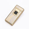 Image of 75*36mm High-end Fingerprint Recognition Plasma Lighter  Windproof Flameless USB Charge Cigarette Metal Creative Smoking Gadget