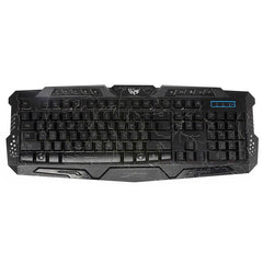 Gaming Keyboard Mouse Combo Backlit LED +Colorful Gaming Mouse Light 7 Buttons for Desktop Laptop