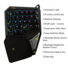 Image of Delux T9 PLUS Mini Keyboard Professional Mechanical Gaming Keypad Ergonomic Vertical Optical Mouse Computer Mice for Gamer Mou