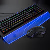 Image of Glowing Cold LED Keycap Wrist Rest Mechanical Gaming Keyboard Mouse Set Magic Refiner E-Sports Gamer Keyboard with 4000dpi Mouse