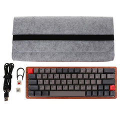 1Set Portable GK64 Mechanical Gaming Keyboard Optical Cherry Switch RGB LED