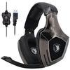 Image of SADES A60 Internet Cafe Gaming Headphones Wired  Virtual 7.1 Surround Stereo Deep Bass Game Headset With Microphone