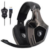 Image of SADES A60 Internet Cafe Gaming Headphones Wired  Virtual 7.1 Surround Stereo Deep Bass Game Headset With Microphone