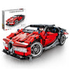 Image of Technic MOC Back Force Super Racing car toy Bugatti Model Building Blocks Sets Bricks Educational Toys for Children