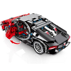Technic MOC Back Force Super Racing car toy Bugatti Model Building Blocks Sets Bricks Educational Toys for Children