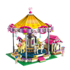 Carousel Park Princess Friend Girls Party Serie Building Block Toy Figure With LegoINGlys Brick Gift Toy For Children