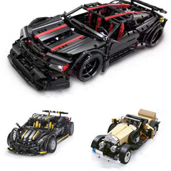 xinbao small Supercar bricks city technic racing car model MOC Assassin X19 cars Building Block Toys for boys