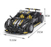 Image of xinbao small Supercar bricks city technic racing car model MOC Assassin X19 cars Building Block Toys for boys