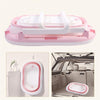 Image of Multifunctional Folding Bathtube for Children Portable Seatable Plastic Baby Bath Shower