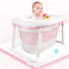 Image of Multifunctional Folding Bathtube for Children Portable Seatable Plastic Baby Bath Shower