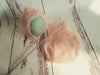 Image of Newborn Full Set Knitted Mohair Hat and Romper Baby Girl Onesie
