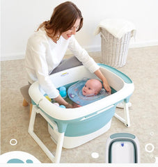 Newborn Baby Folding Bathtub Can Sit and Lie In The Baby Bath