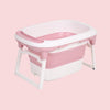 Image of Newborn Baby Folding Bathtub Can Sit and Lie In The Baby Bath