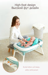 Newborn Baby Folding Bathtub Can Sit and Lie In The Baby Bath