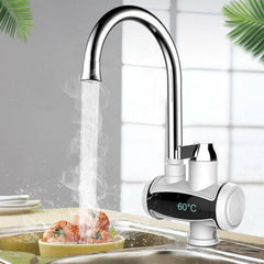220V Electric Faucet Tap Instant Hot Water Heater Home Bathroom Kitchen