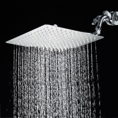 best selling 2019 products 12'' Rainfall Shower Head With 11'' Adjustable Extension Arm Fixed Showerheads home