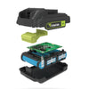 Image of Xiaomi Mijia Tonfon Wireless Electric Cordless Drill Impact Power Driver 12/20V 2000mAh Battery 2-Speed EU Adapter